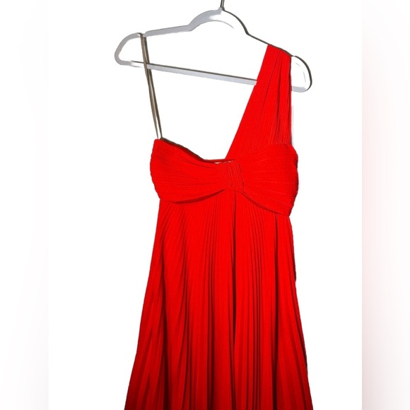 A.L.C one-shoulder plisse dress size 0 - Picture 12 of 16